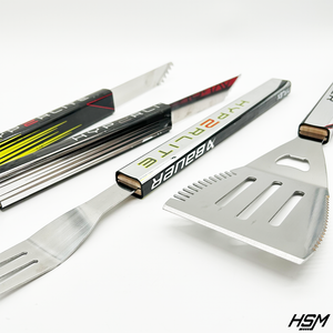 Premium Hockey Stick BBQ Set