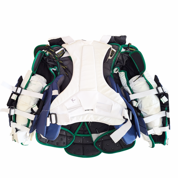 Bauer Vapor 2X Pro - Used Pro Stock Goalie Chest Protector (White/Blue))