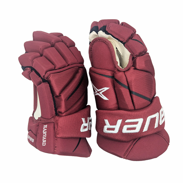 Bauer Vapor 2X Pro - NCAA Pro Stock Glove (Crimson/White)