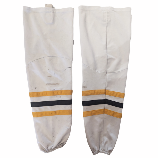 Bauer - Used Hockey Socks (White/Black/Yellow)