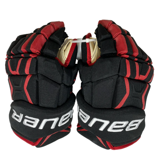 Bauer Supreme MX3 - NHL Pro Stock Glove - Chicago Blackhawks (Black/Red)