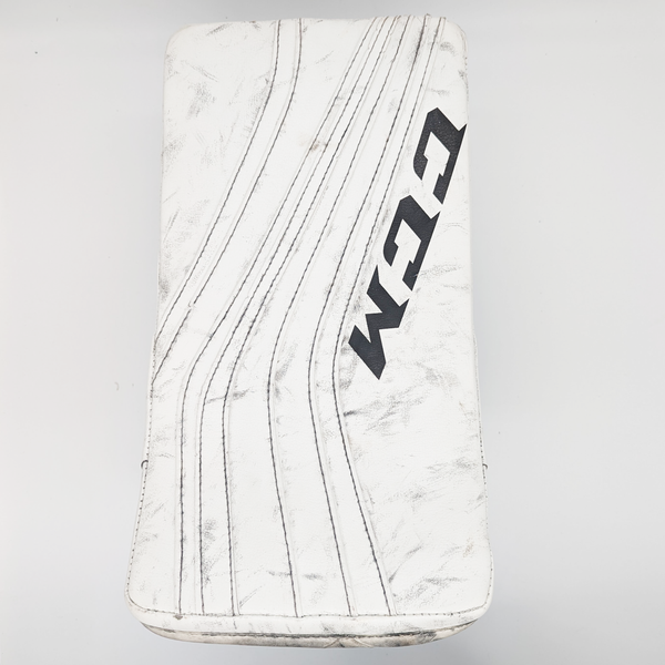 CCM Premier - Used Pro Stock Goalie Blocker (White)