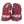 Load image into Gallery viewer, Bauer Vapor Hyperlite - NCAA Pro Stock Hockey Glove (Crimson)
