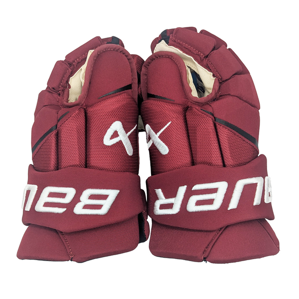 Bauer Vapor Hyperlite - NCAA Pro Stock Hockey Glove (Crimson)