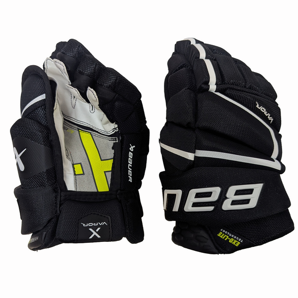 Bauer Vapor Hyperlite - Junior Hockey Glove (Black/White)