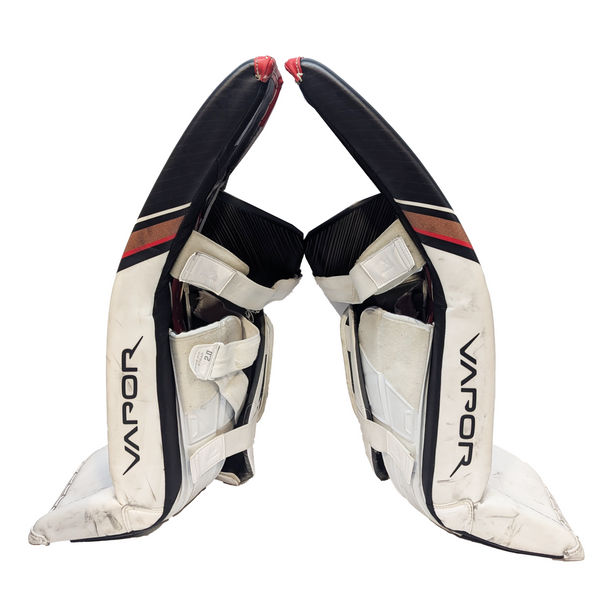 Bauer Vapor Hyperlite 2 - Used WHL Pro Stock Senior Full Goalie Set (White/Black/Tan)