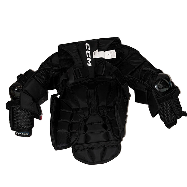 CCM Extreme Flex 6.5 - New Junior Goalie Chest Protector (Black/Red)