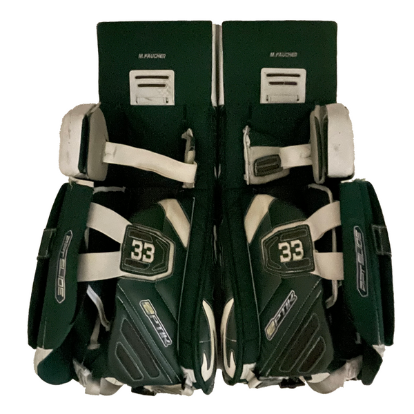 Brian's Optik 2 - Used Pro Stock Goalie Full Set (Green/White)