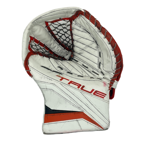 True L12.2 - Used Pro Stock Goalie Trapper (White/Orange)