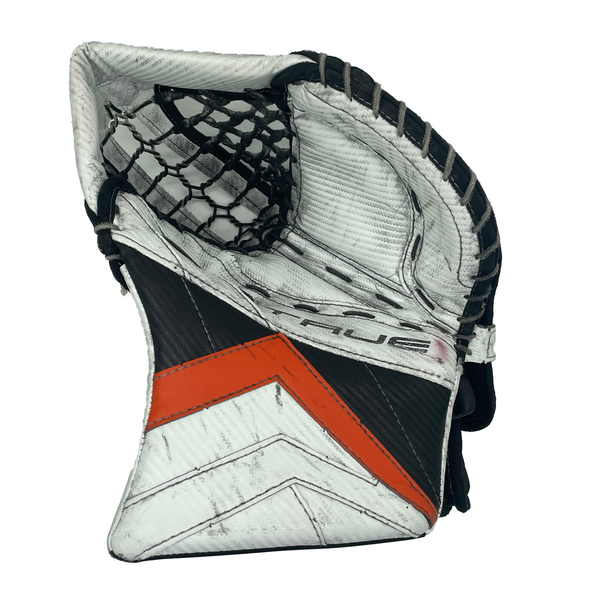 True Catalyst PX3 - Used Pro Stock Goalie Trapper (White/Black/Orange)