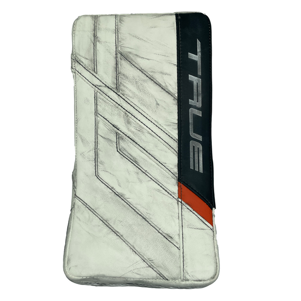 True HZRDUS PX4 - Used Pro Stock Goalie Full Set - Felix Sandstrom - (White/Black/Orange)