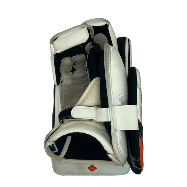 True HZRDUS PX4 - Used Pro Stock Goalie Full Set - Felix Sandstrom - (White/Black/Orange)