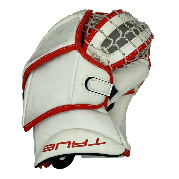 True L12.2 - Used Pro Stock Goalie Pad Full Set (White/Black/Orange)