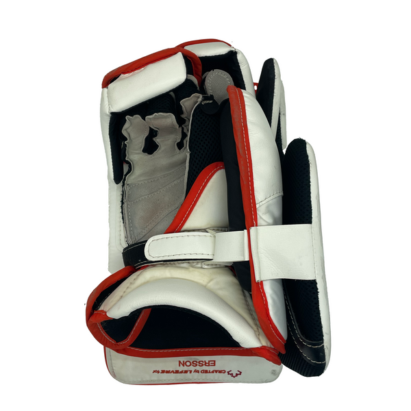 True L12.2 - Used Pro Stock Goalie Pad Full Set (White/Black/Orange)