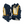 Load image into Gallery viewer, CCM HGTKXP - NCAA Pro Stock Glove (Navy/Yellow)
