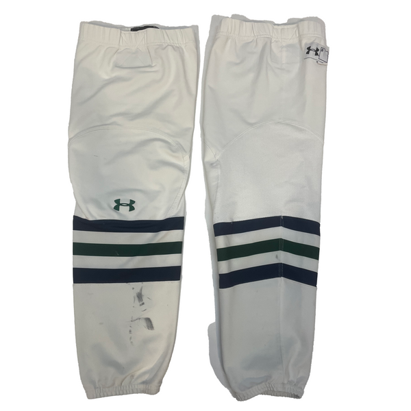 NCAA - Used Under Armour Socks (White/Navy/Green)