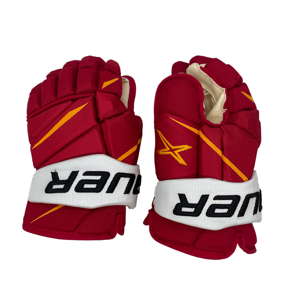 Bauer Vapor 2X Pro - NHL Pro Stock Glove - Trevor Lewis (Red/Yellow/White)