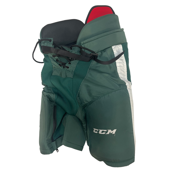 CCM HPWMP 2 - Used Women's NCAA Pro Stock Hockey Pant (Green/White)