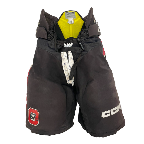 CCM HPTK - Used OHL Pro Stock Hockey Pants (Black/Red/White)