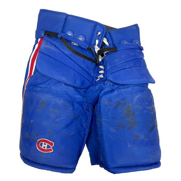 Vaughn Custom - Used NHL Pro Stock Goalie Pants - Montreal Canadiens (Blue/White/Red)