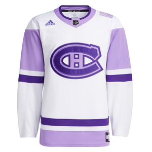 NHL - Montreal Canadiens Authentic Adidas Primegreen Hockey Fights Cancer Jersey