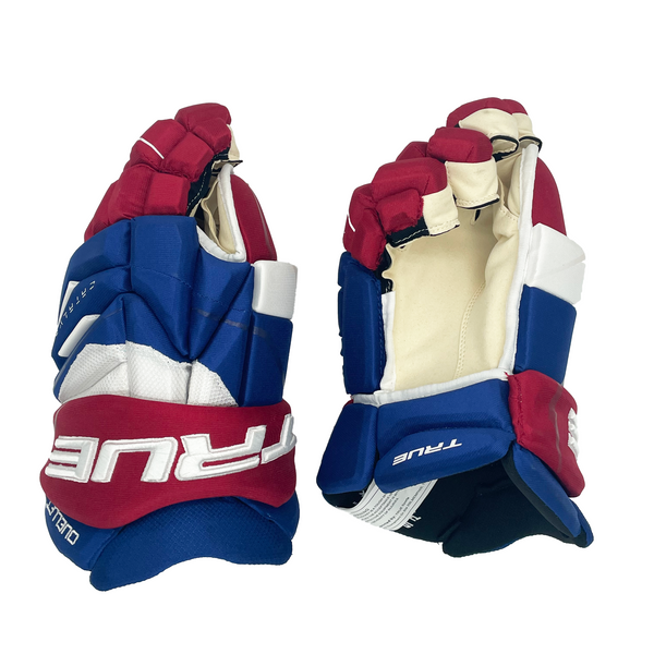 True Catalyst 9X - NHL Pro Stock Glove - Xavier Ouellet (Blue/Red/White)