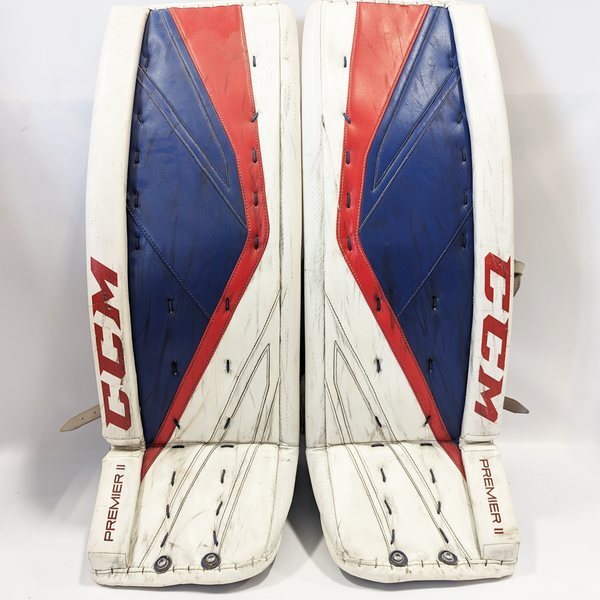 CCM Premier II - Used Goalie Set (White/Red/Blue)