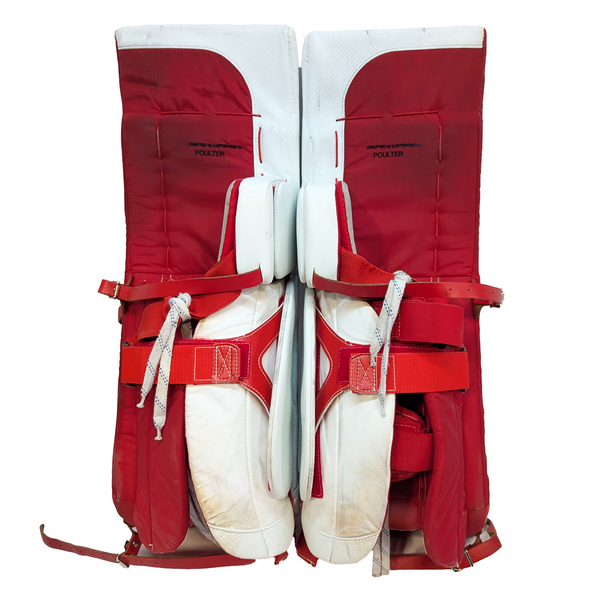 TRUE Catalyst PX3 - Used Pro Stock Goalie Pads (White/Red/Black)