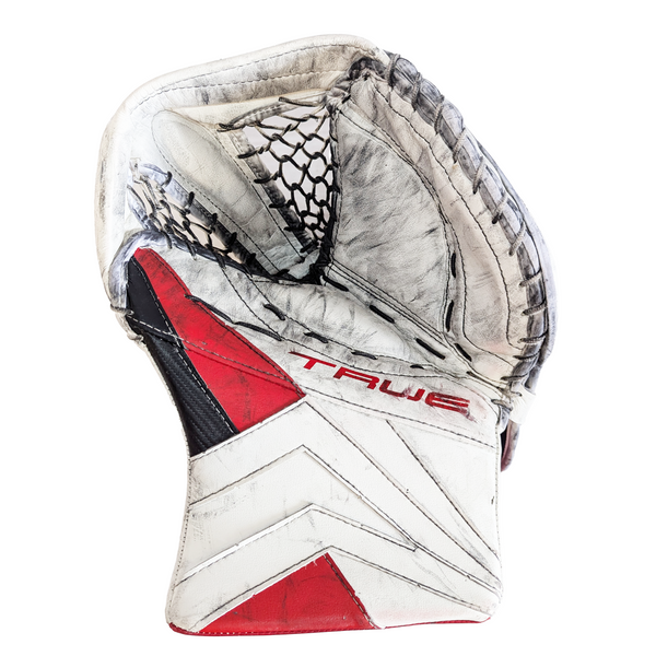 TRUE Catalyst PX3 - Used Pro Stock Goalie Pads (White/Black/Red)