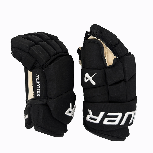 Bauer Supreme Mach - NHL Pro Stock Glove - Calgary Flames (Black)