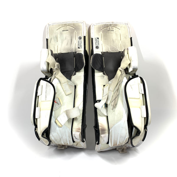 Bauer Supreme 2S Pro - Used Pro Stock Goalie Pads - (White/Black/Purple)