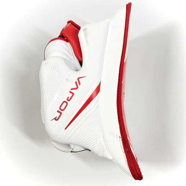 Bauer Vapor 1X - New Pro Stock Goalie Blocker (White/Red)