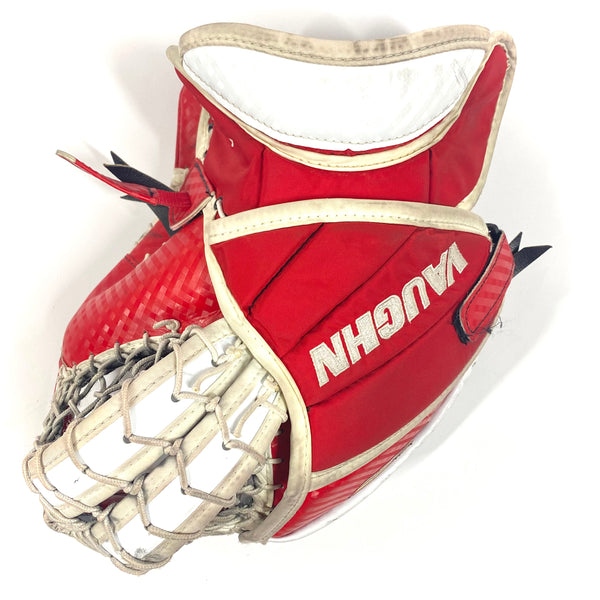 Vaughn Velocity V9 - Used Pro Stock Goalie Glove (Red/White)