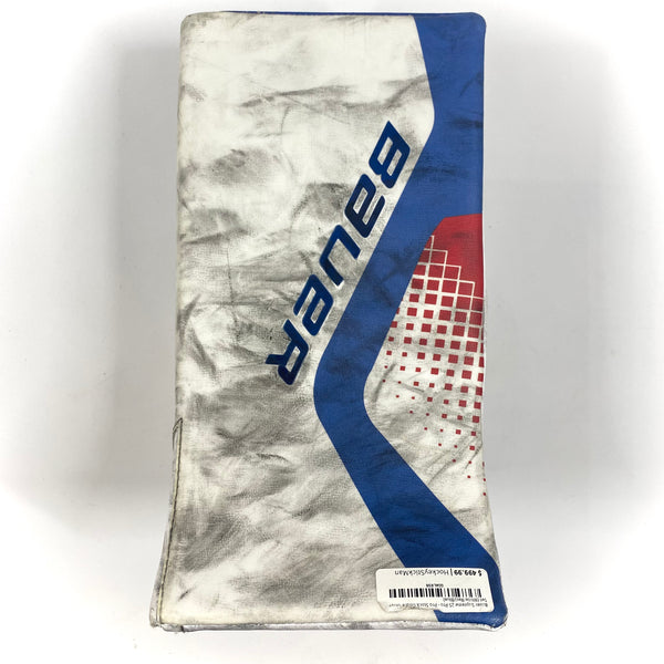 Bauer Supreme 2S Pro - Used Pro Stock Goalie Blocker (White/Red/Blue)