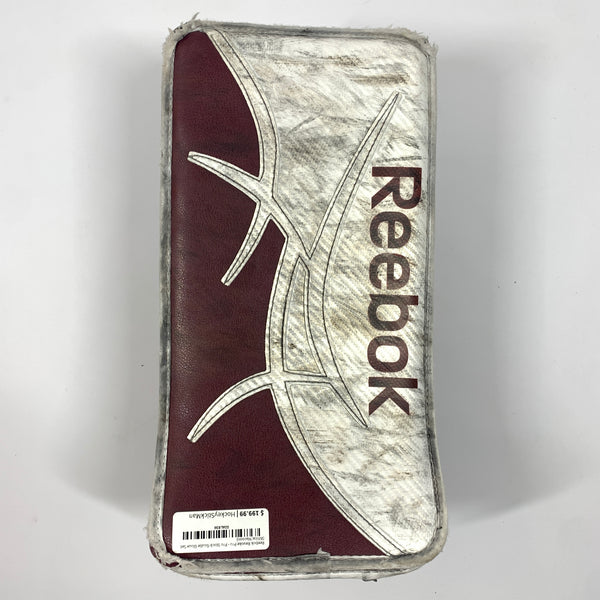 Reebok Revoke Pro - Pro Stock Goalie Blocker (White/Maroon)