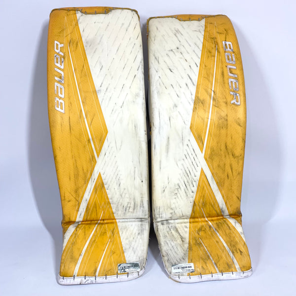 Bauer Supreme UltraSonic - Used Pro Stock Goalie Full Set (White/Yellow)