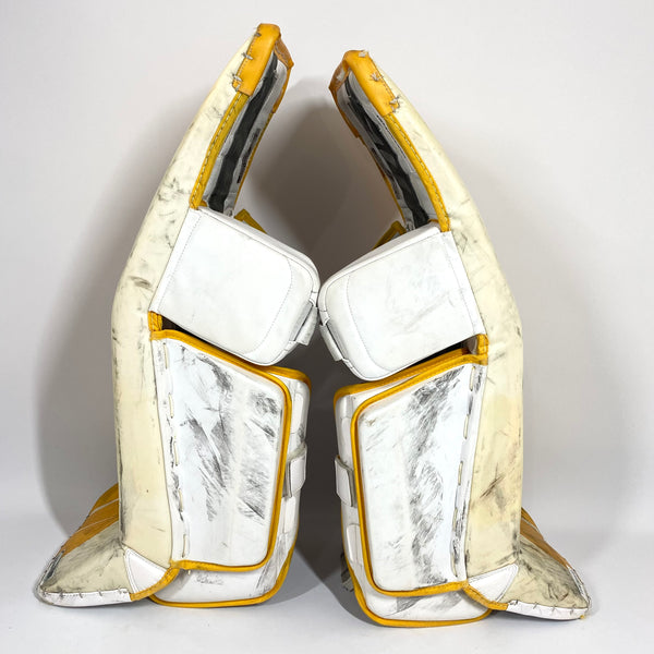 Bauer Supreme UltraSonic - Used Pro Stock Goalie Full Set (White/Yellow)