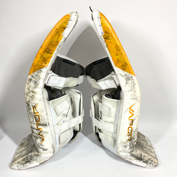 Bauer Vapor HyperLite - Pro Stock Goalie Full Set (White/Yellow/Black)