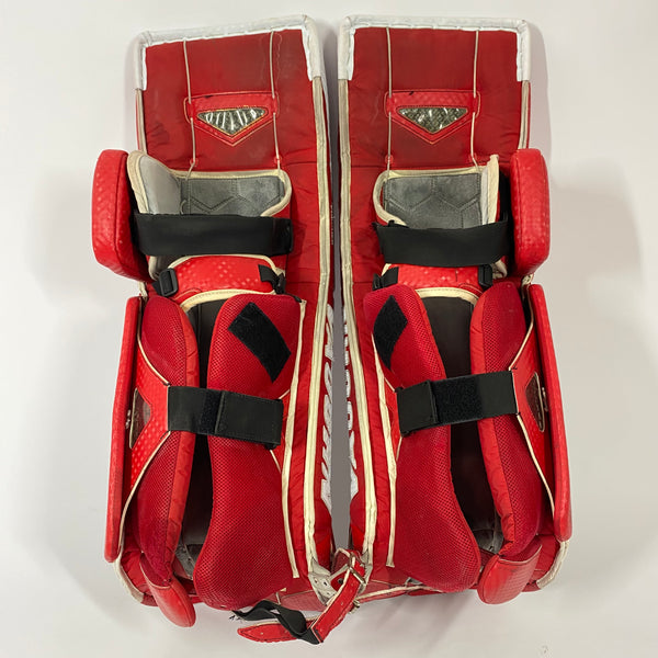 Vaughn Velocity V9 - Pro Stock Goalie Pads - Full Set (Red/White)