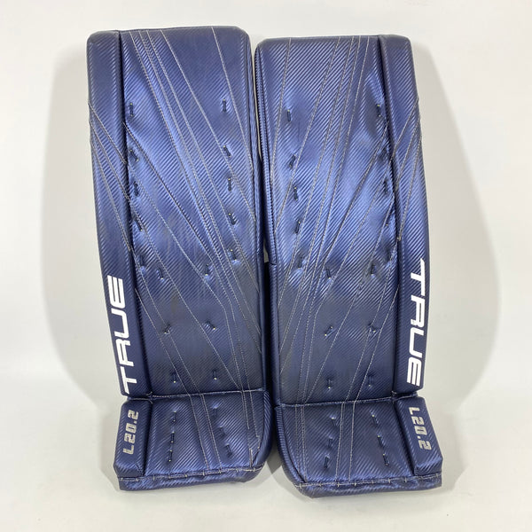 True L20.2 - Used Pro Stock Goalie Pads (Navy)