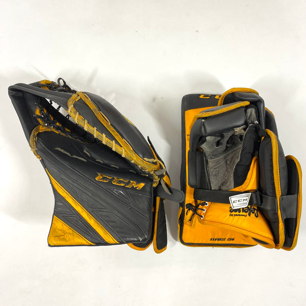 CCM Extreme Flex IV - Used Pro Stock Goalie Full Set (Black/Yellow)