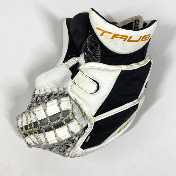 True L12.2 - Pro Stock Goalie Glove (White/Yellow)