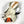 Load image into Gallery viewer, Bauer Vapor Hyperlite - Used Pro Stock Goalie Glove (White/Orange/Black)
