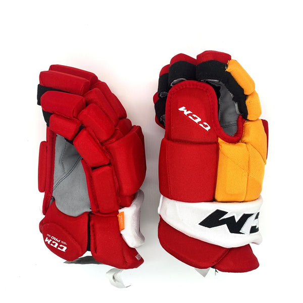 CCM HGPJS - NHL Pro Stock Glove - Rasmus Andersson (Red/Yellow/White)