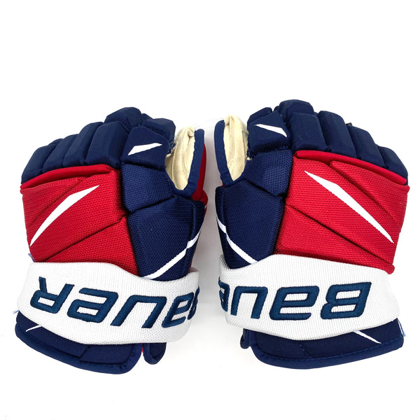 Bauer Vapor 2X Pro - Used NHL Pro Stock Glove - Washington Capitals - Dmitry Orlov (Navy/Red/White)