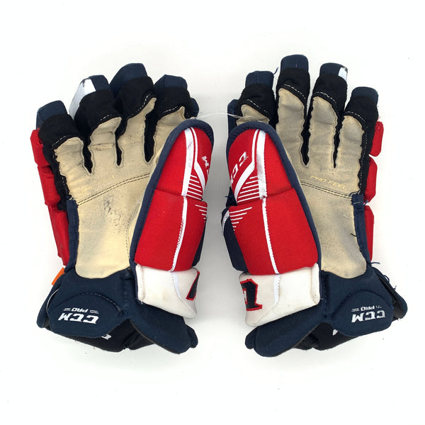 CCM HGJS - Used NHL Pro Stock Glove - Washington Capitals - Matt Irwin (Navy/Red/White)