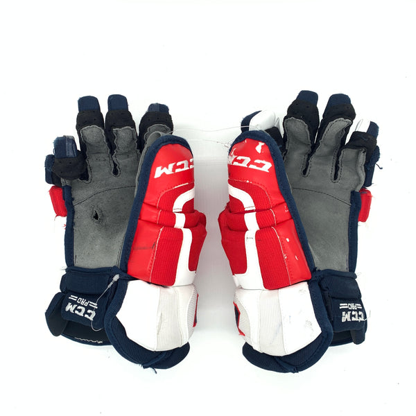 CCM HGCL - Used NHL Pro Stock Gloves - Washington Capitals - Conor Sheary (Navy/Red/White)