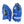 Load image into Gallery viewer, Sherwood Rekker Legend Pro - NHL Pro Stock Glove - Vancouver Canucks (Blue/Grey)
