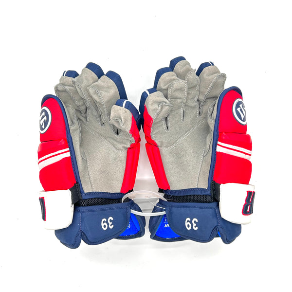 Used Gloves - Pro Stock Warrior Covert - Washington Capitals - Anthony Mantha (Navy/Red/White)