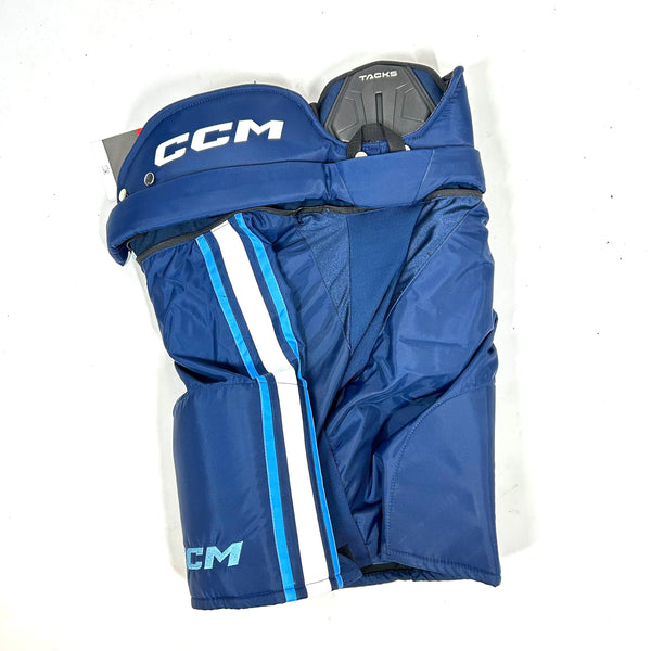 CCM Tacks 85C - Pro Stock Hockey Pants (Sky Blue/Navy)